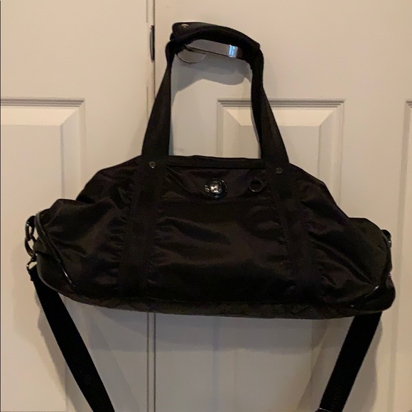 Lululemon black Athletic workout gym bag